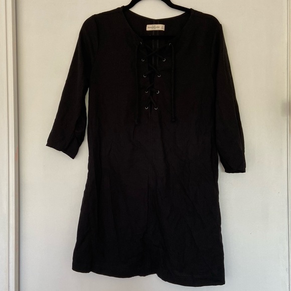 Abercrombie and Fitch black tunic dress - Picture 1 of 5